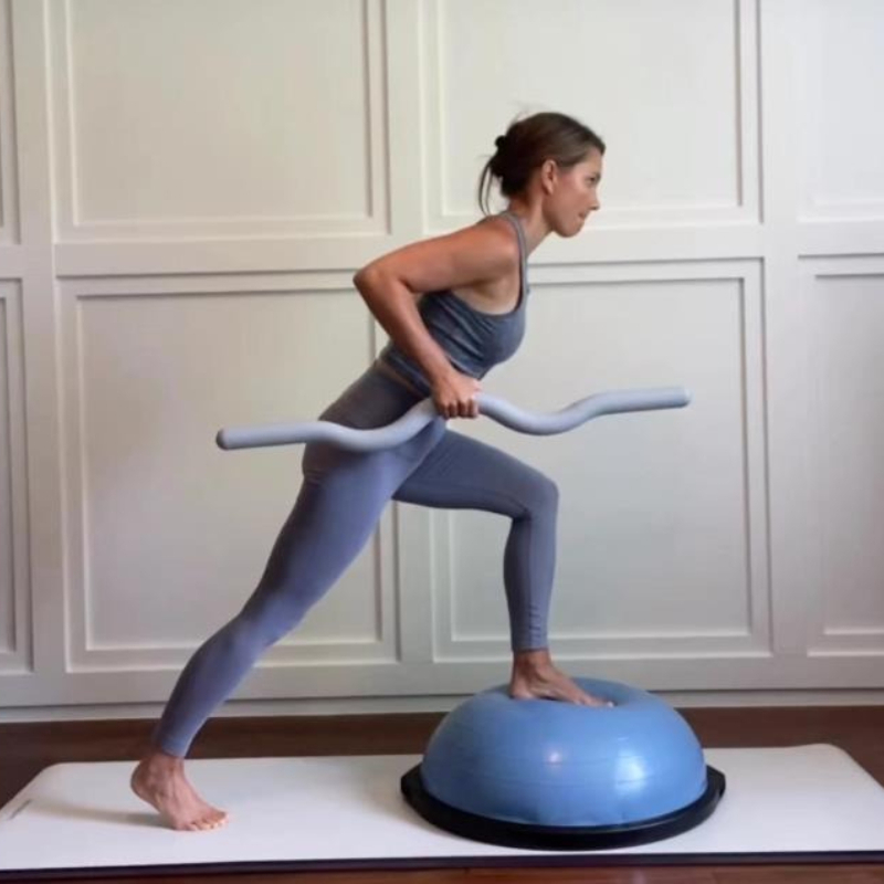 Home Gym Yoga - シリコンカバー付きウェイト付きピラティスバー 筋力トレーニングスティック ホームジム ボディシェーピング ヨガ ピラティス