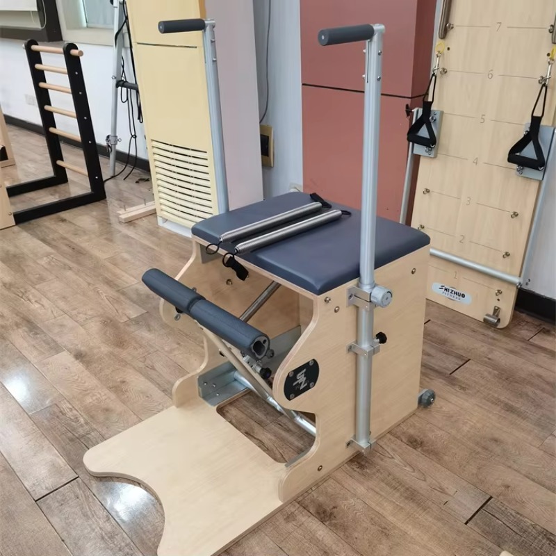 Home Gym Yoga - YTYIN プロ仕様ホームジムセット | オーク材ピラティス・リフォーマー、ヨガ＆ワークアウト用ワンダチェア