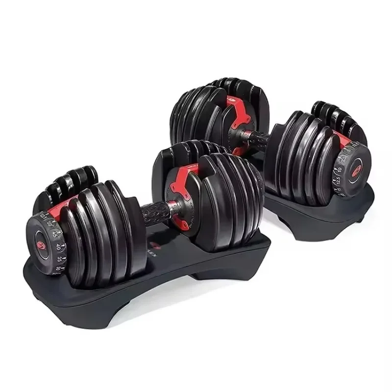 40kgのアップグレードモデル。調整可能なハンドル付きダンベ - Home Gym Equipment Set のレビューと価格