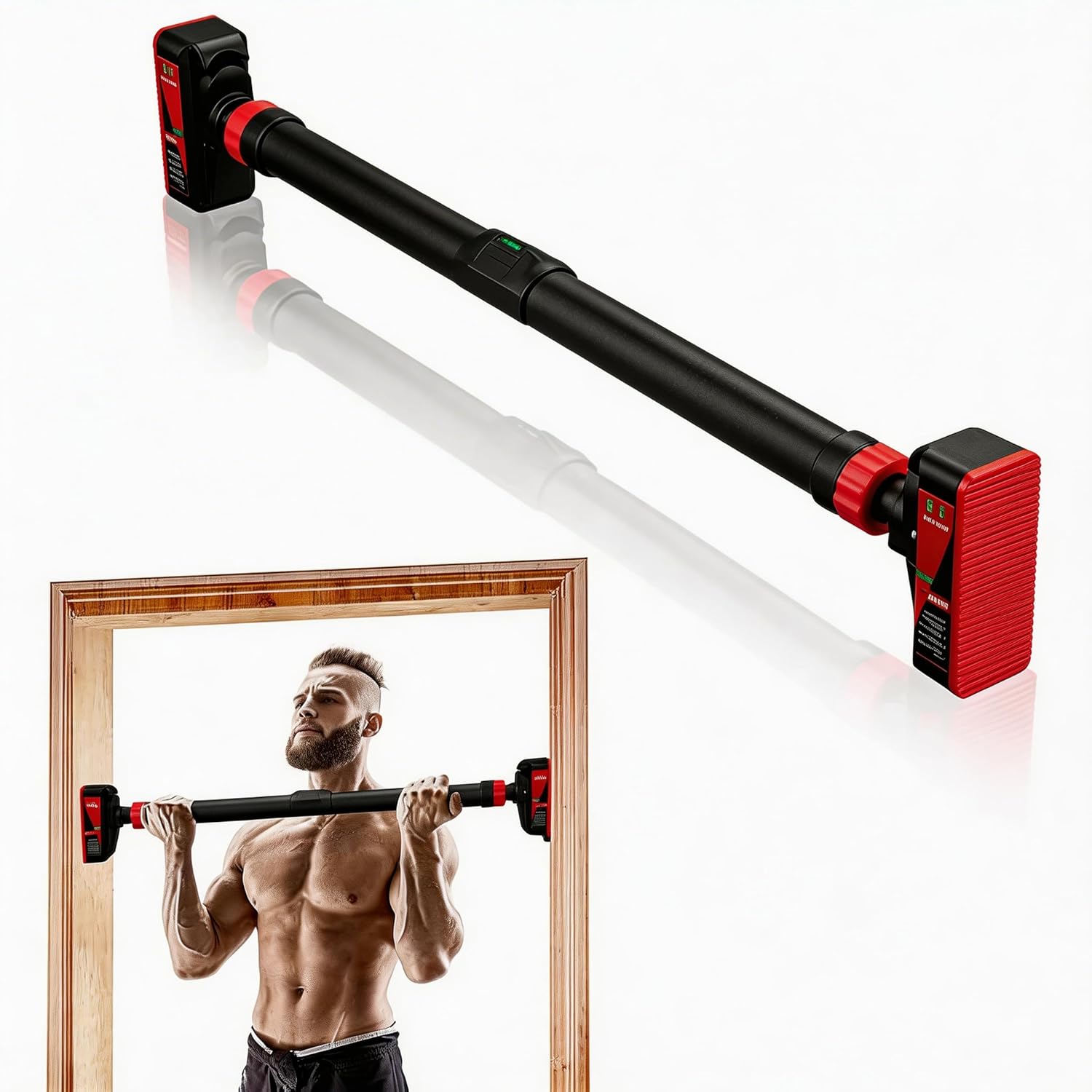 ドア枠に取り付け可能な懸垂バー。安全ロック付きで、自宅での上 - Home Gym Yoga のレビューと価格