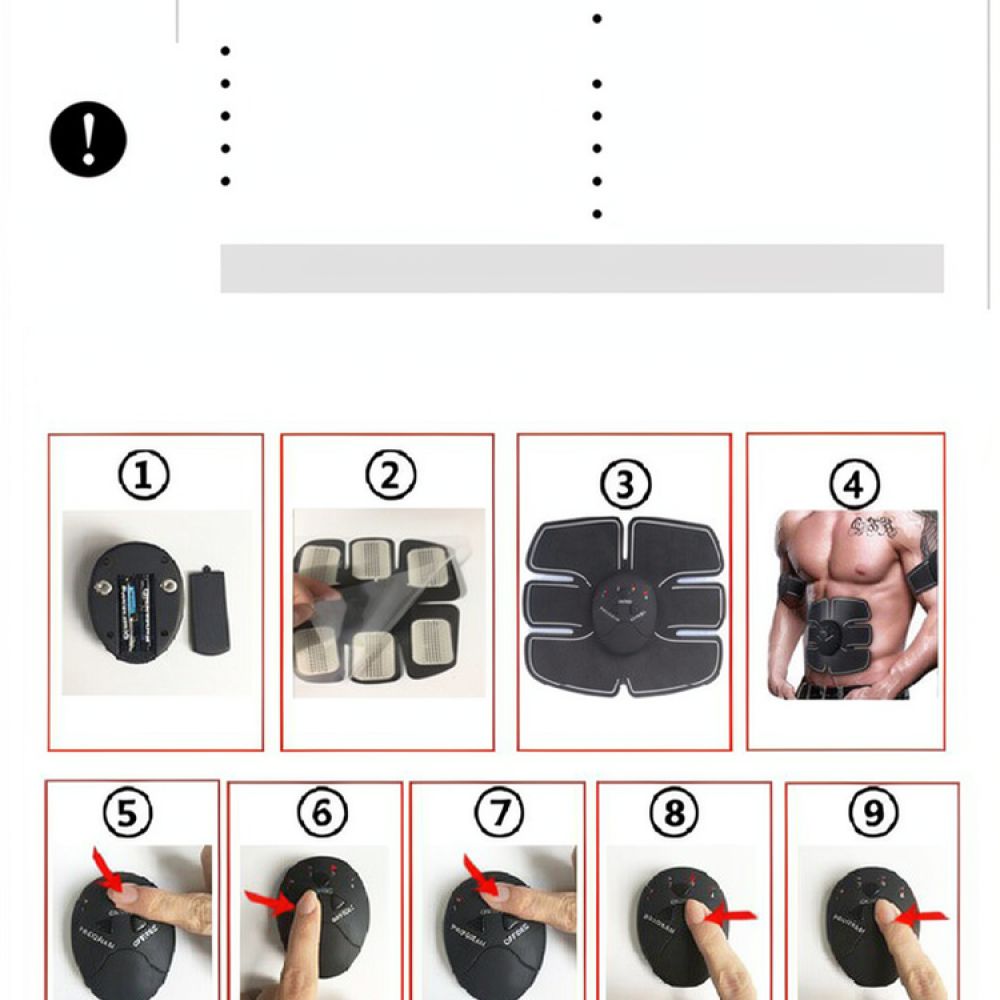 電子式腹筋トレーニング機器、EMSフィットネスデバイス、携帯 - Home Gym Portable のレビューと価格