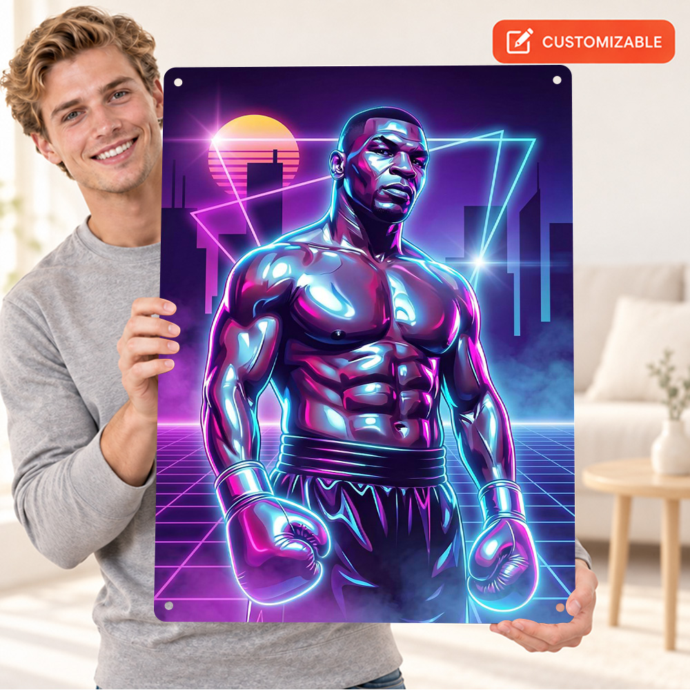 マイク・タイソンのボクシングをテーマにした、テクスチャ加工の - Home Gym Neon Sign のレビューと価格